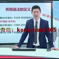 汪海华 量能关键K线熊狮九宫格BMW战法时间波浪理论 股票内部培训视频课程