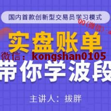 期米学院拔胖 实盘波段赢利原则策略策略期货实战培训视频课程 赠账单复盘