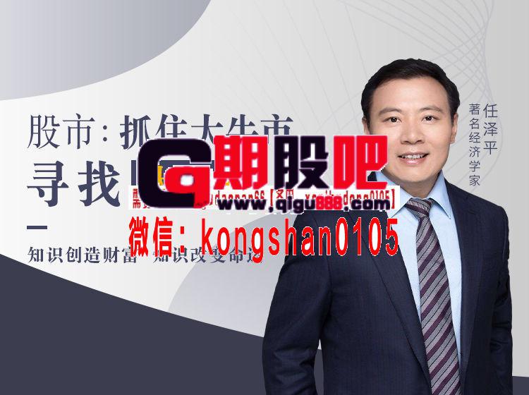 泽平宏观 股市 抓住大牛市,寻找大牛股视频课程