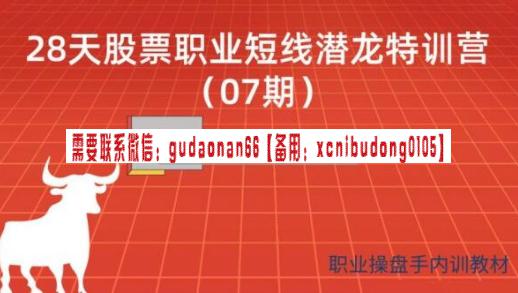 天智一飞 28天股票职业短线潜龙特训营07期 建立买卖点交易规则