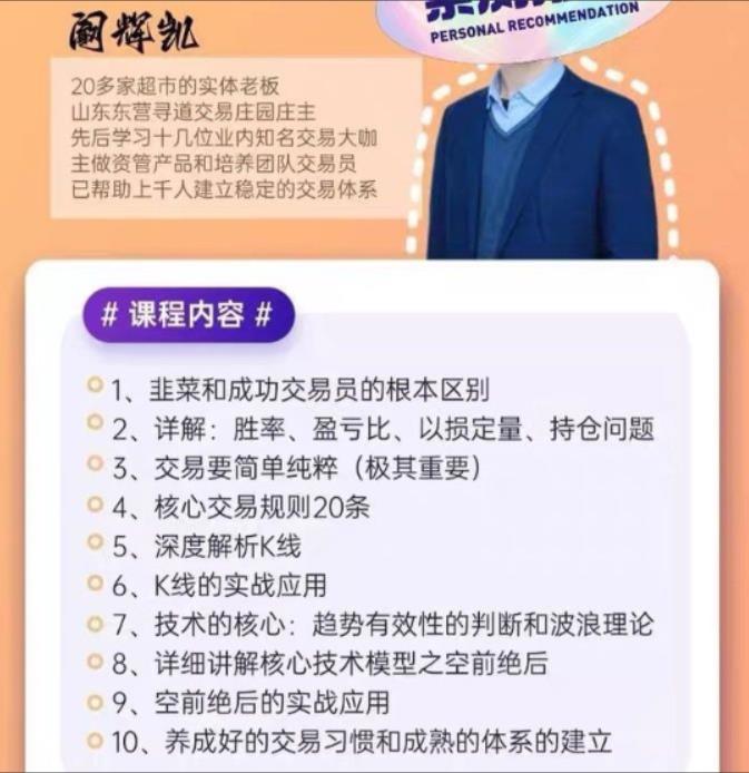 阚辉凯核心交易技术+核心交易理念